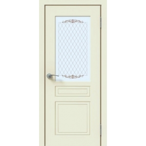 Дверь межкомнатная Эмаль ПО-1 Ваниль